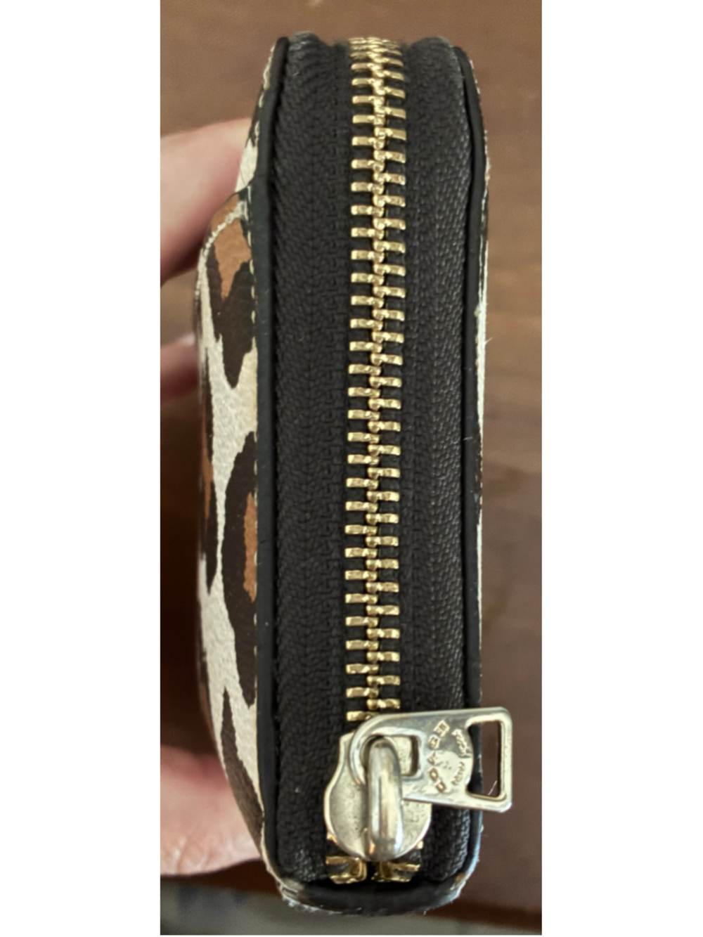 Coach wallet leopard print gold hardware - Picture 3 of 10